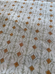 Melurie Block Print Handloom Linen Fabric